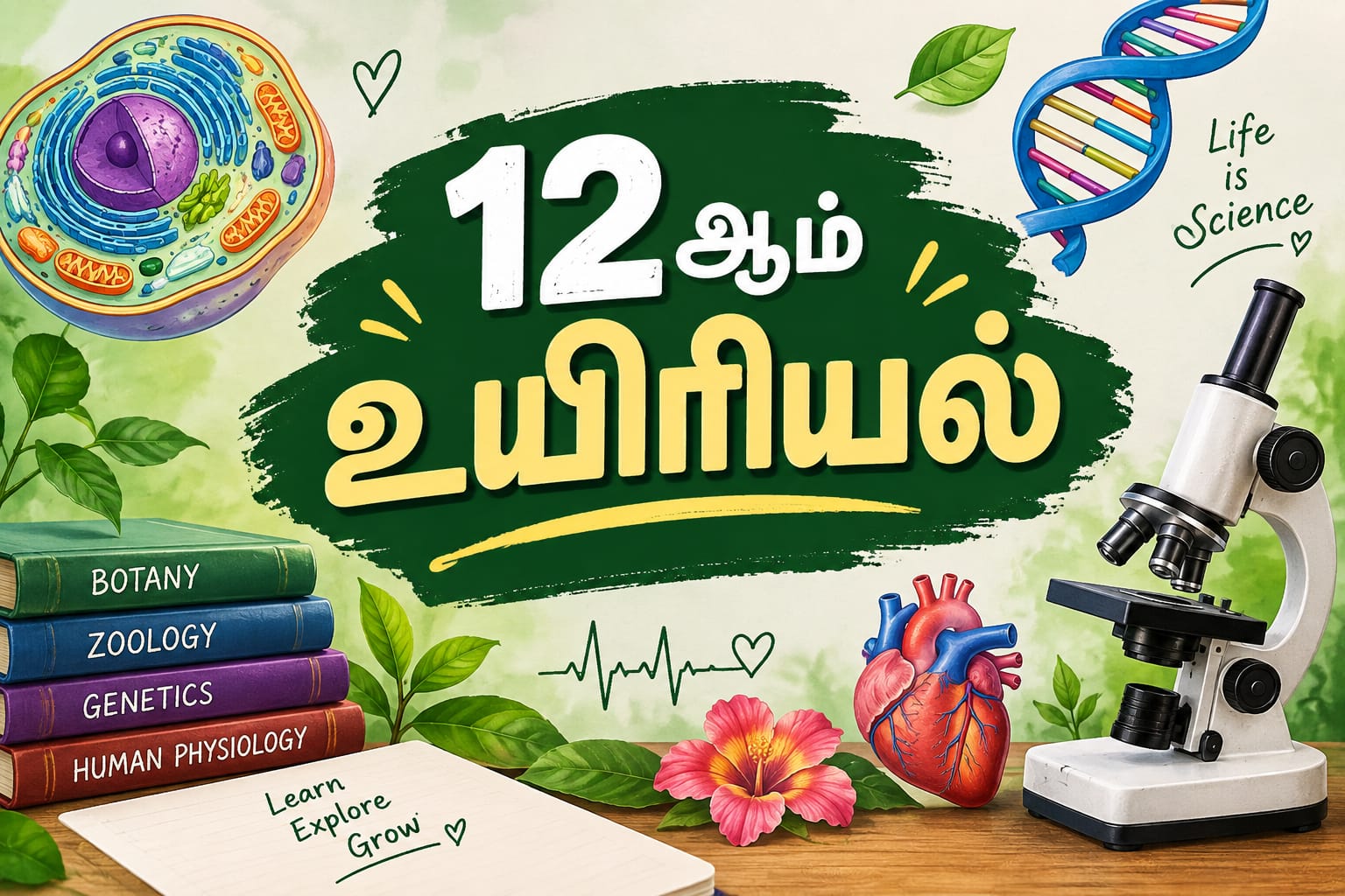 12ஆம் வகுப்பு உயிரியல்